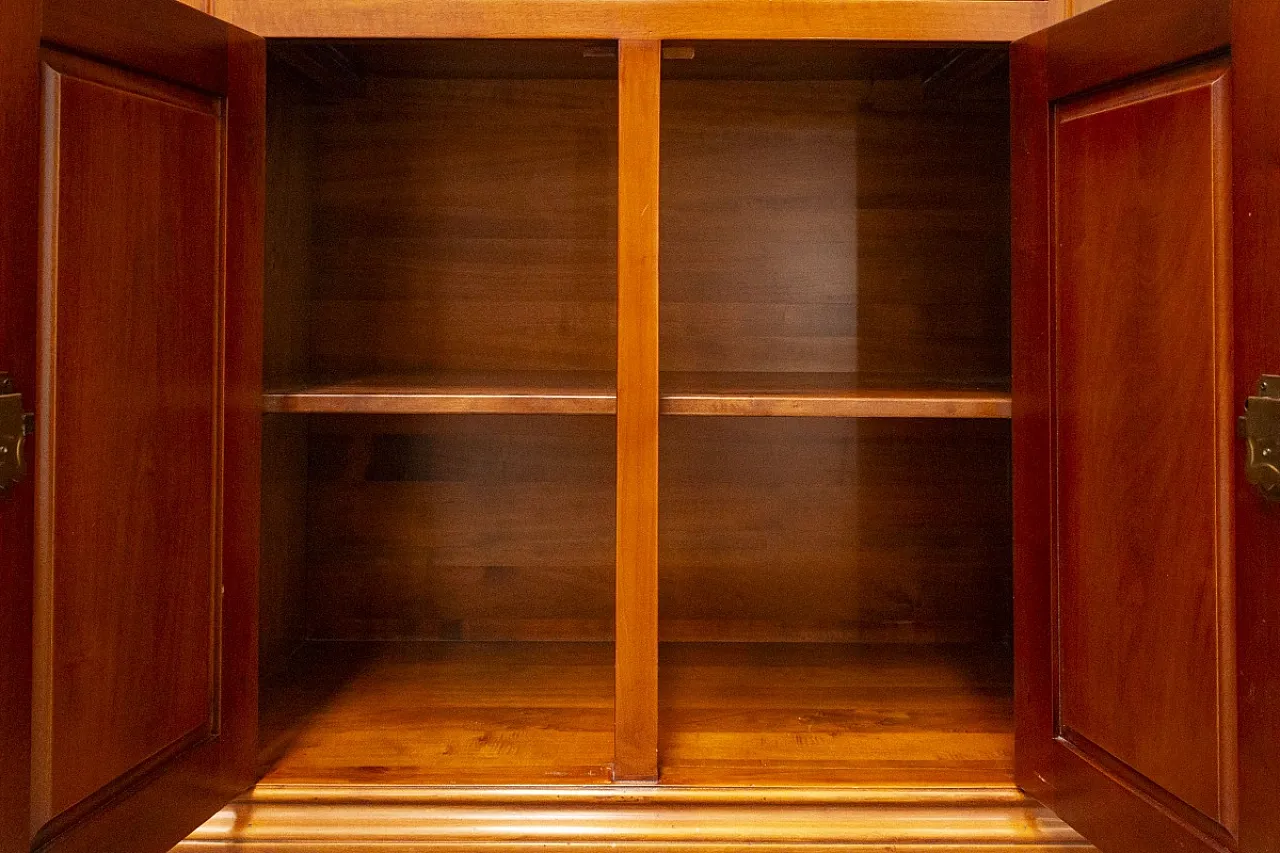 Credenza in legno massello di noce, fine '900 6