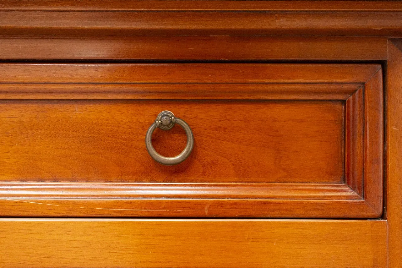 Credenza in legno massello di noce, fine '900 8