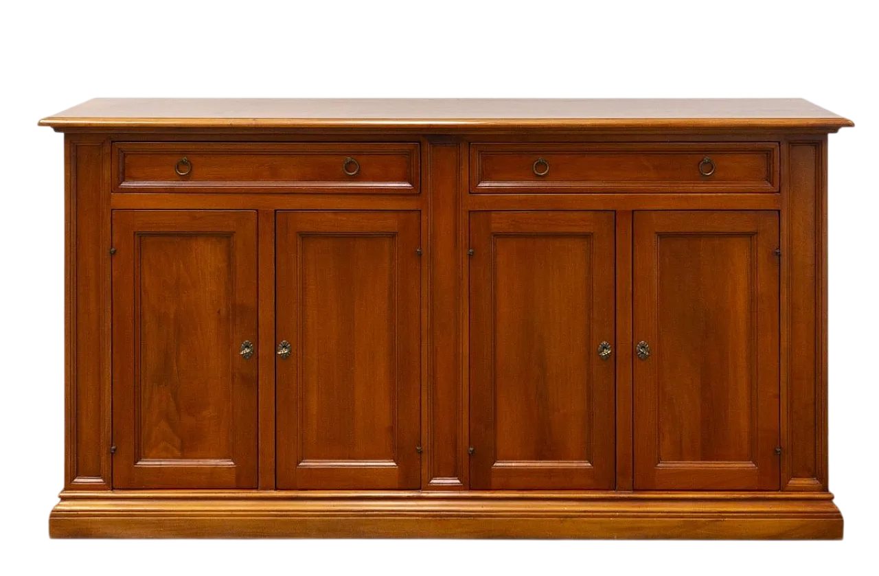 Credenza in legno massello di noce, fine '900 15