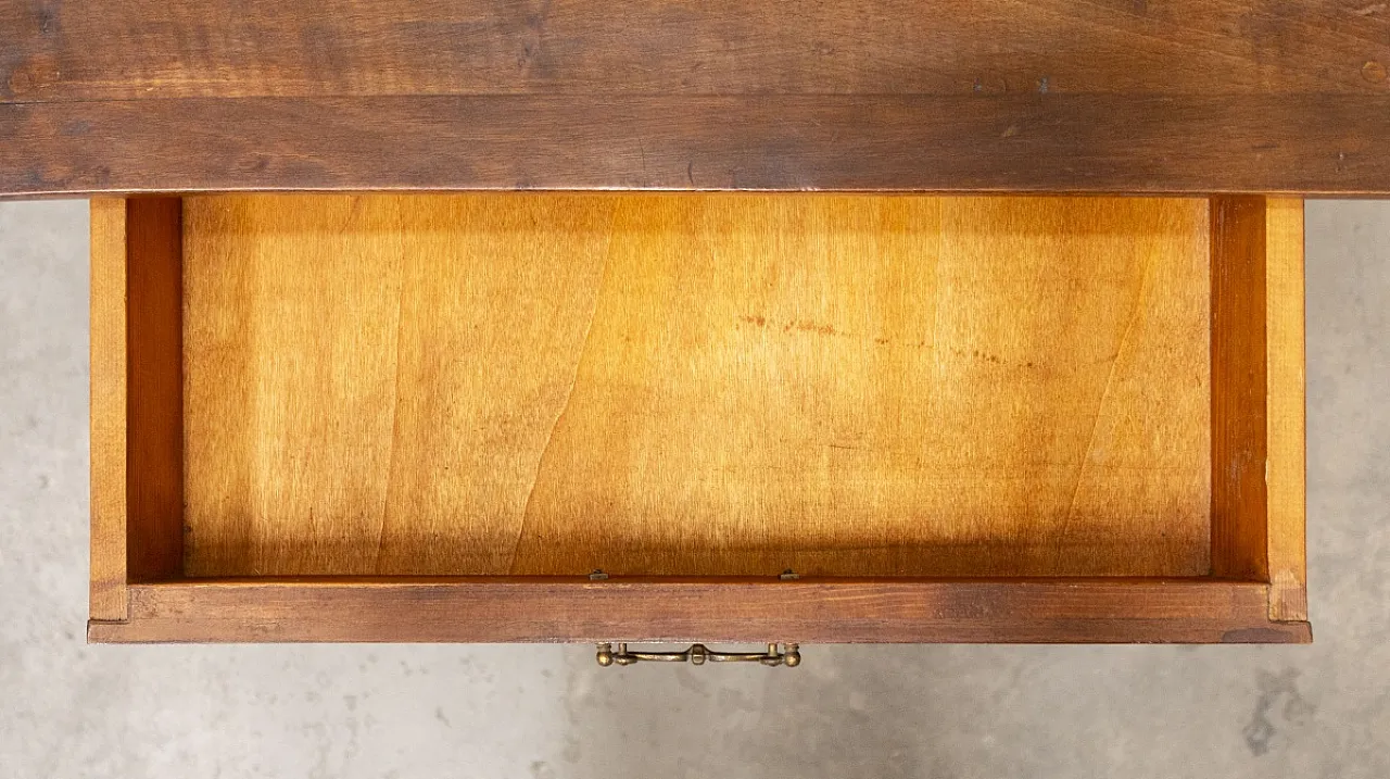 Mobiletto a due ante in legno di abete e noce, anni '60 8