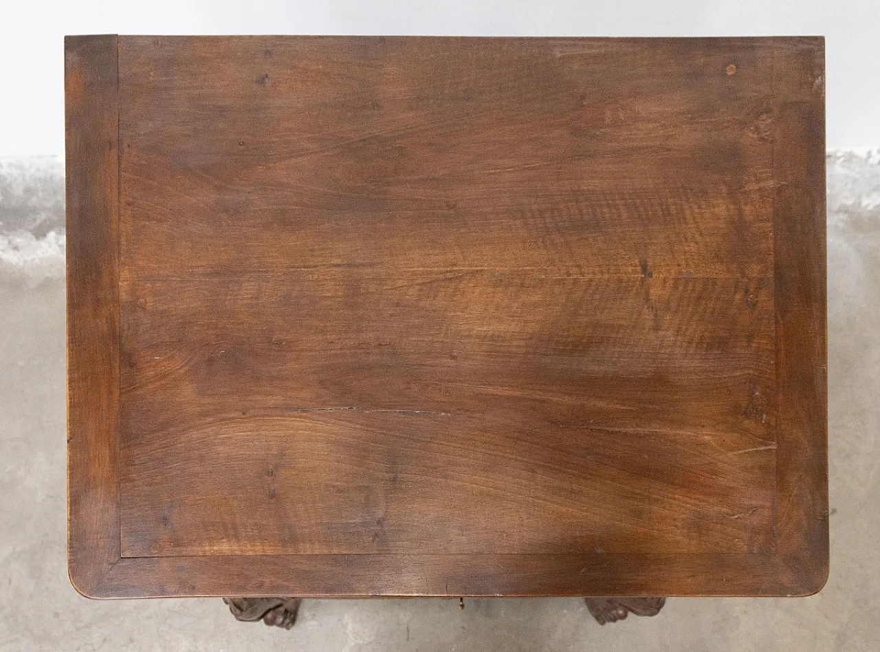 Mobiletto a due ante in legno di abete e noce, anni '60 16