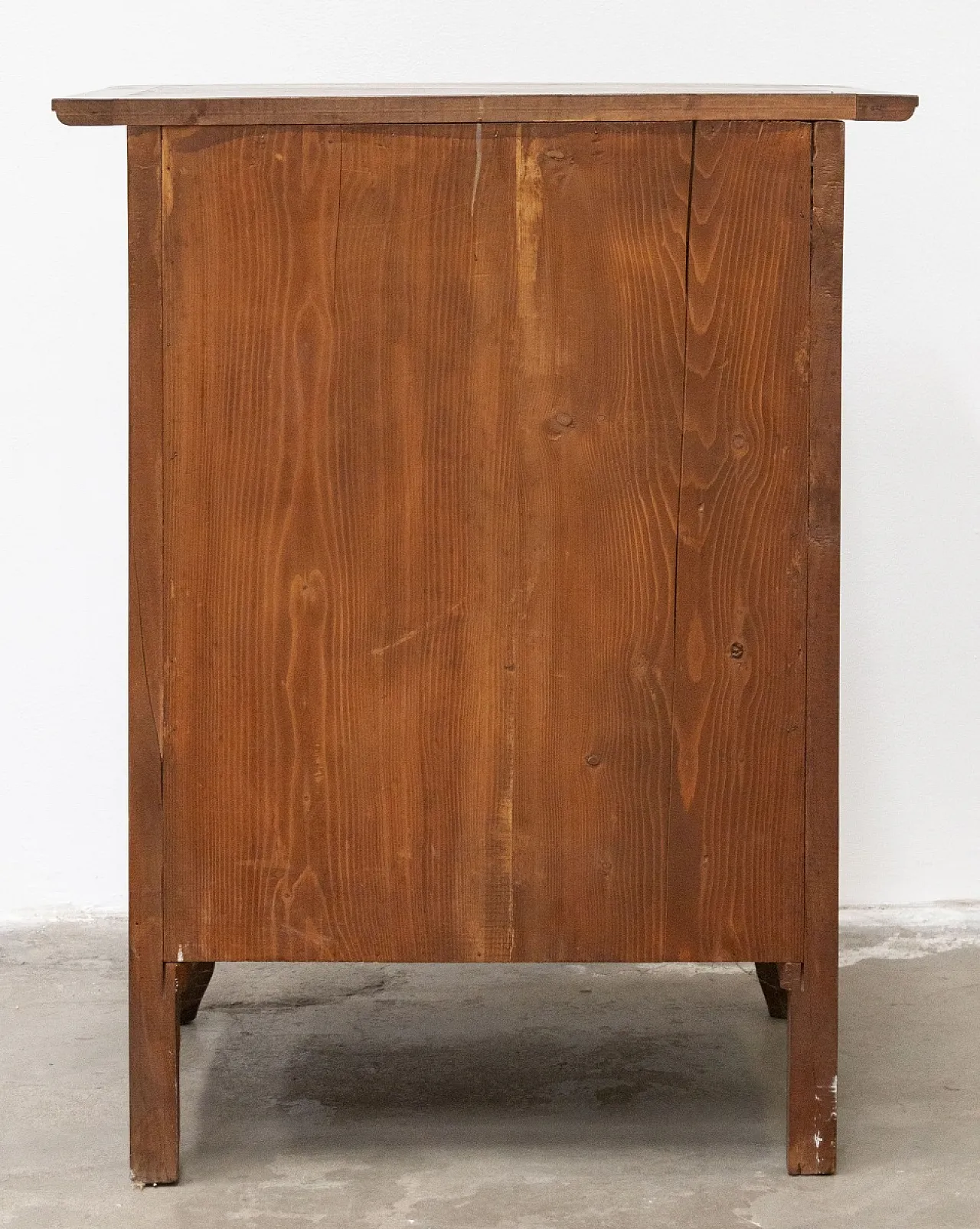 Mobiletto a due ante in legno di abete e noce, anni '60 18