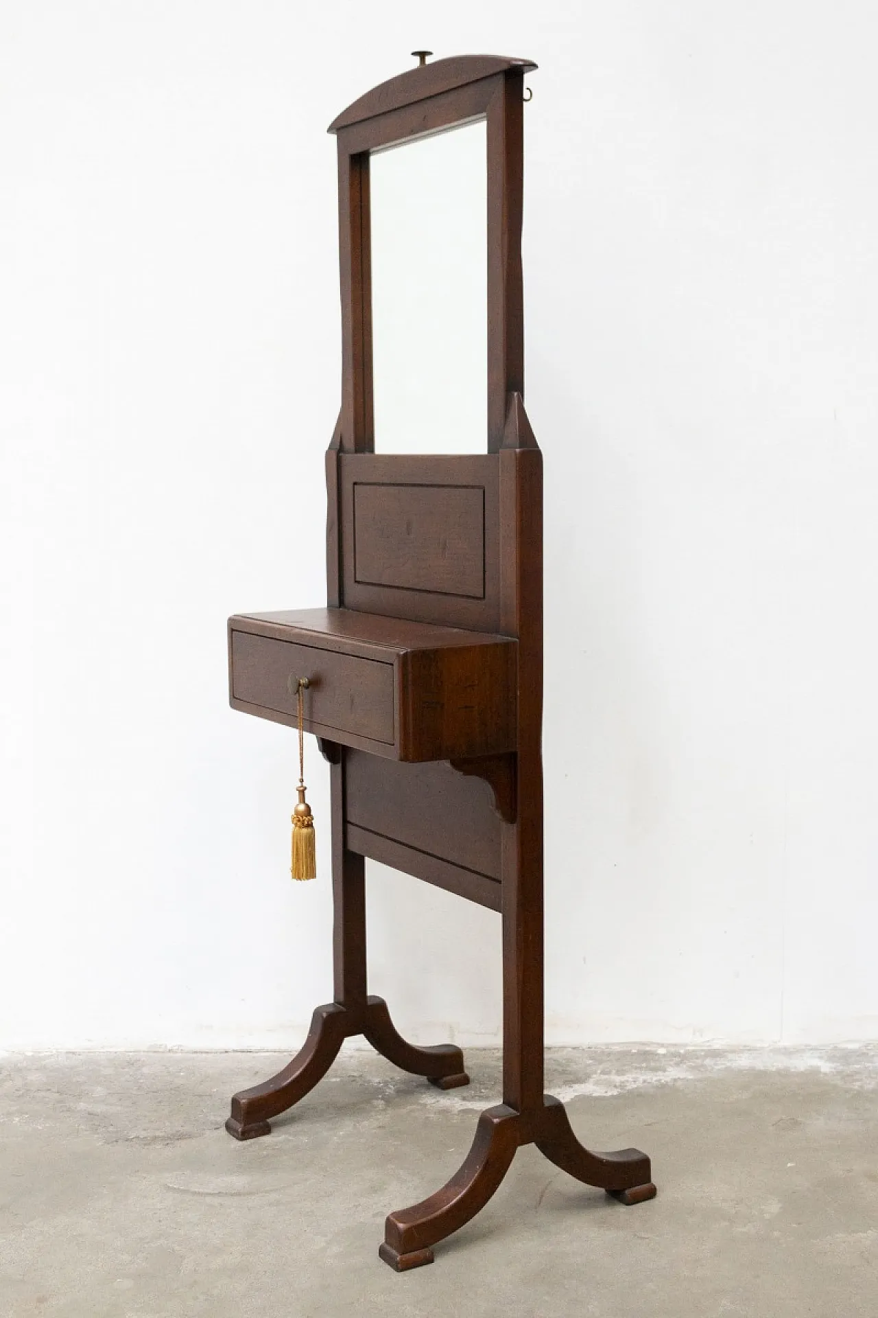 Mobiletto appendiabiti portaoggetti con specchio, anni 2000 2