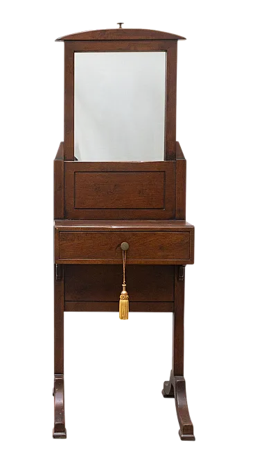 Mobiletto appendiabiti portaoggetti con specchio, anni 2000