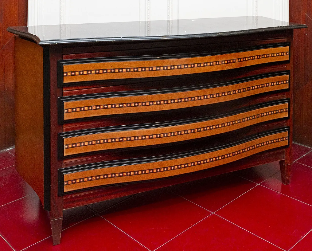 Paulus Chest of Drawers by Paolo Portoghesi for Luciano Frigerio, 1980 4