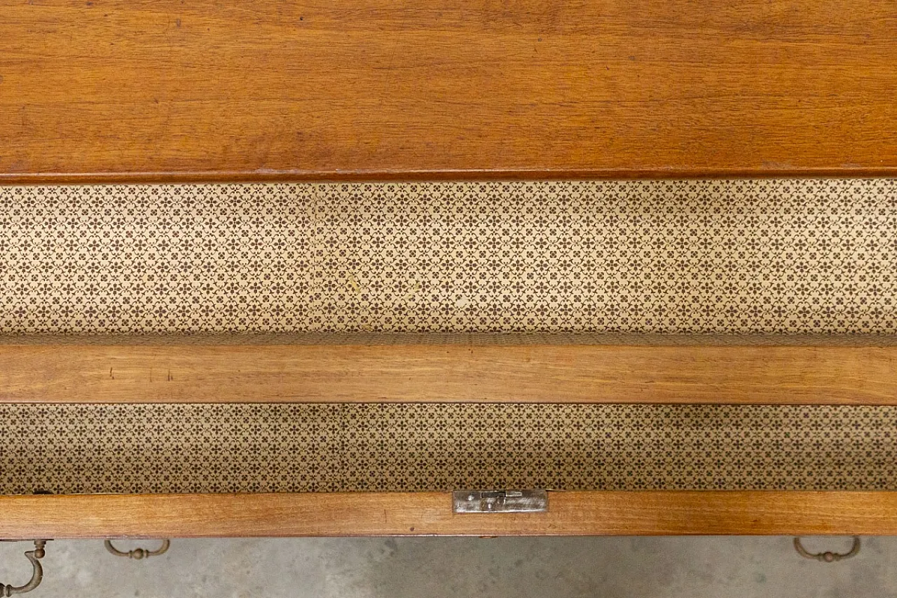 Cassettone Carlo X in noce massello, primo '800 6