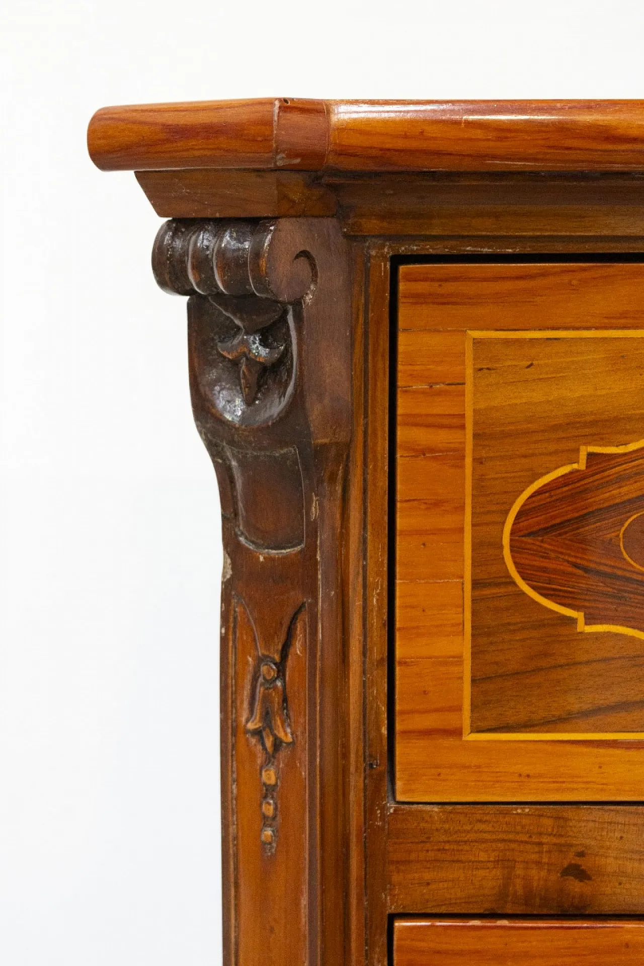 Comò in diversi legni, '800 5