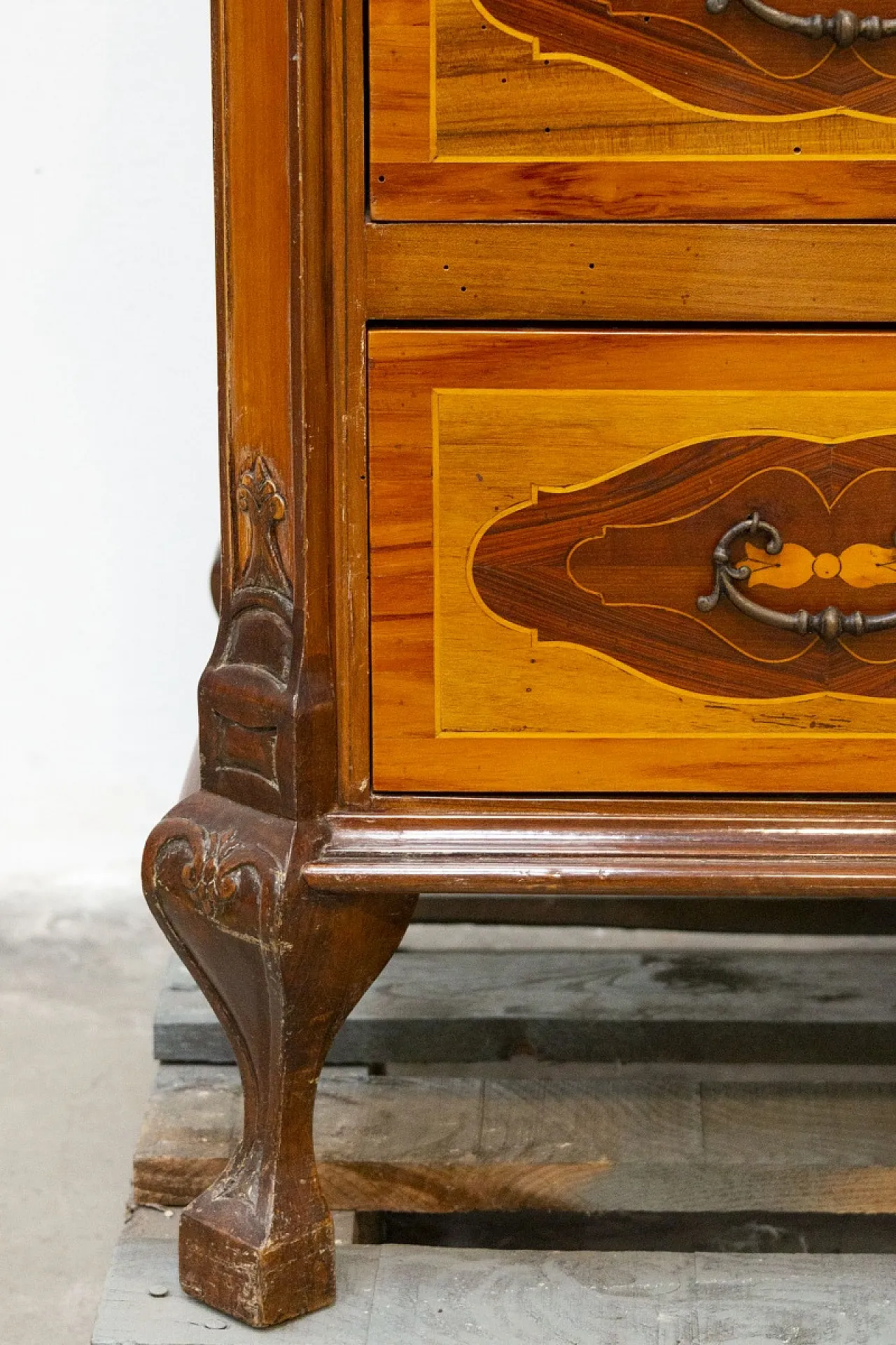 Comò in diversi legni, '800 10