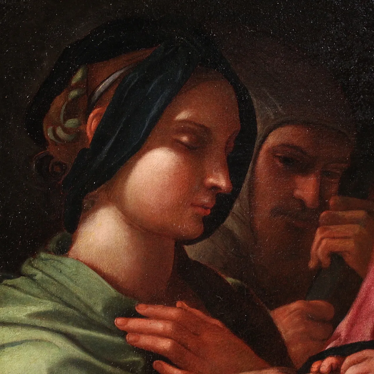 Italian painting, mystical marriage, 17th century 6