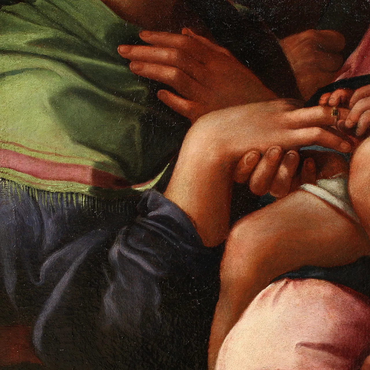 Italian painting, mystical marriage, 17th century 11