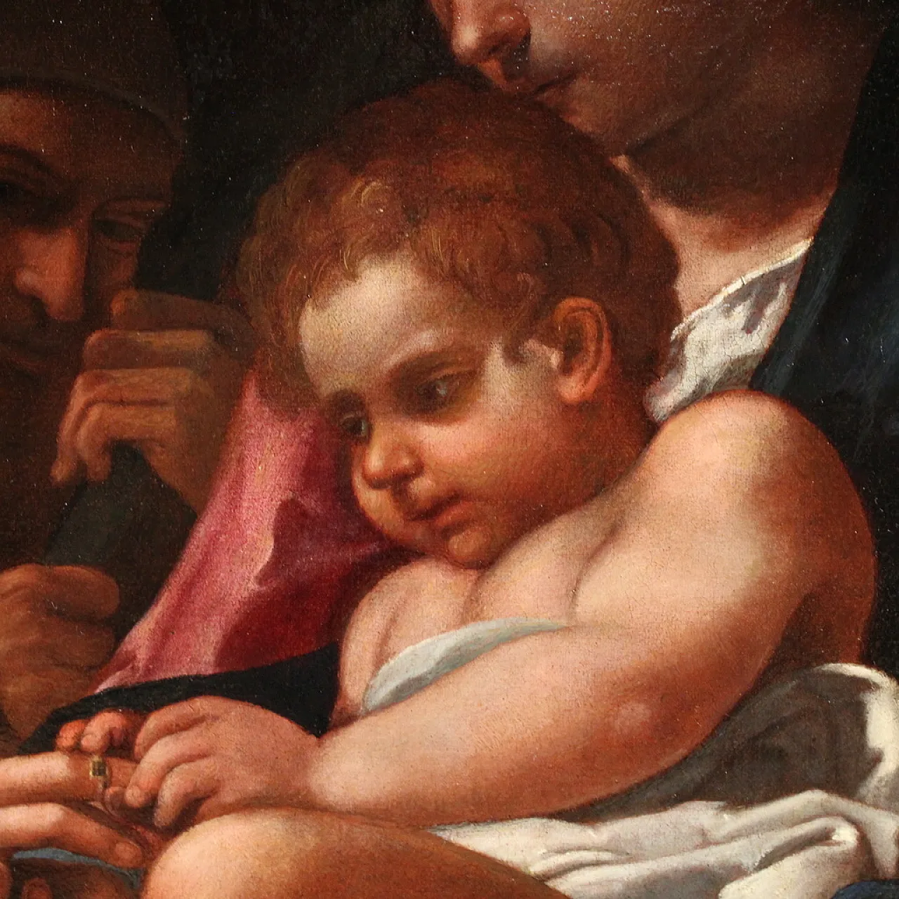 Italian painting, mystical marriage, 17th century 12