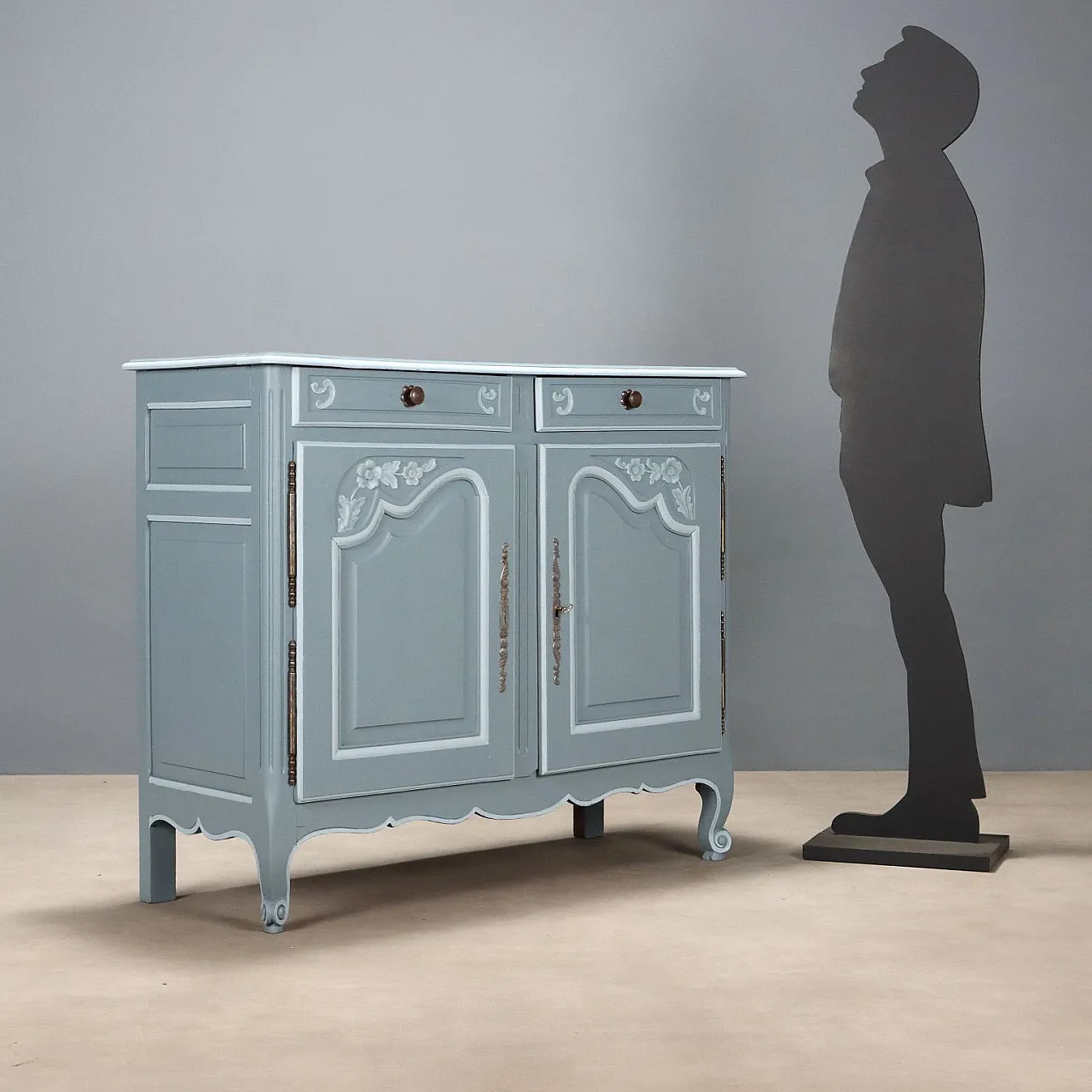 Solid cherry wood sideboard, 20th century 3