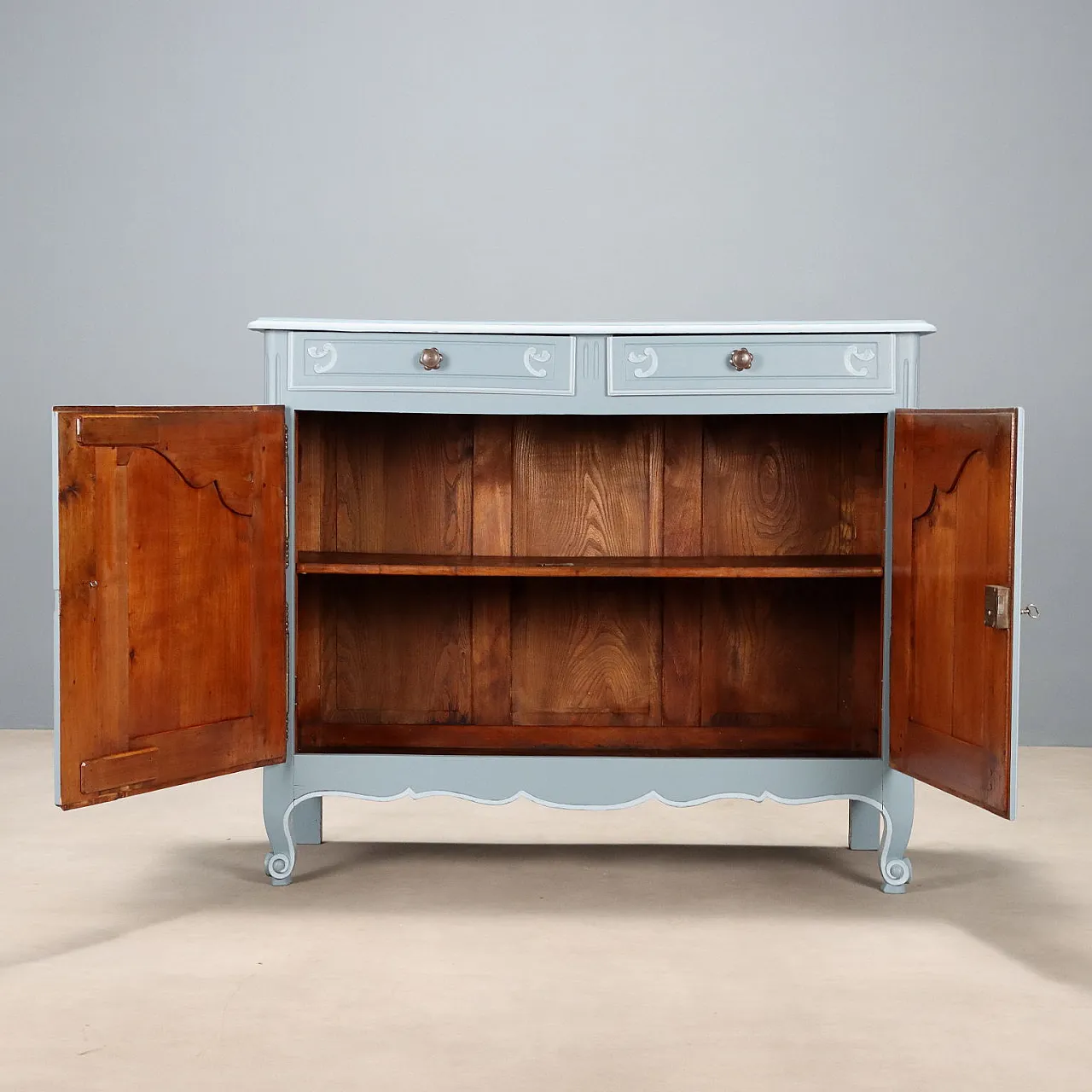 Solid cherry wood sideboard, 20th century 4