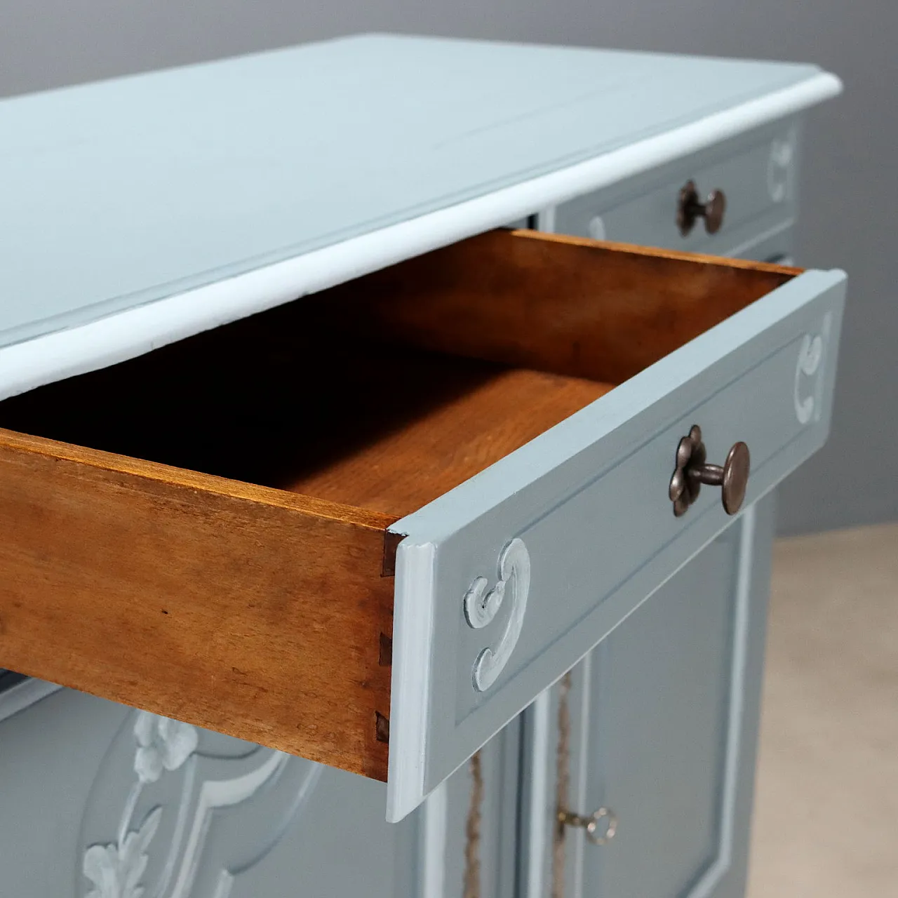 Solid cherry wood sideboard, 20th century 5