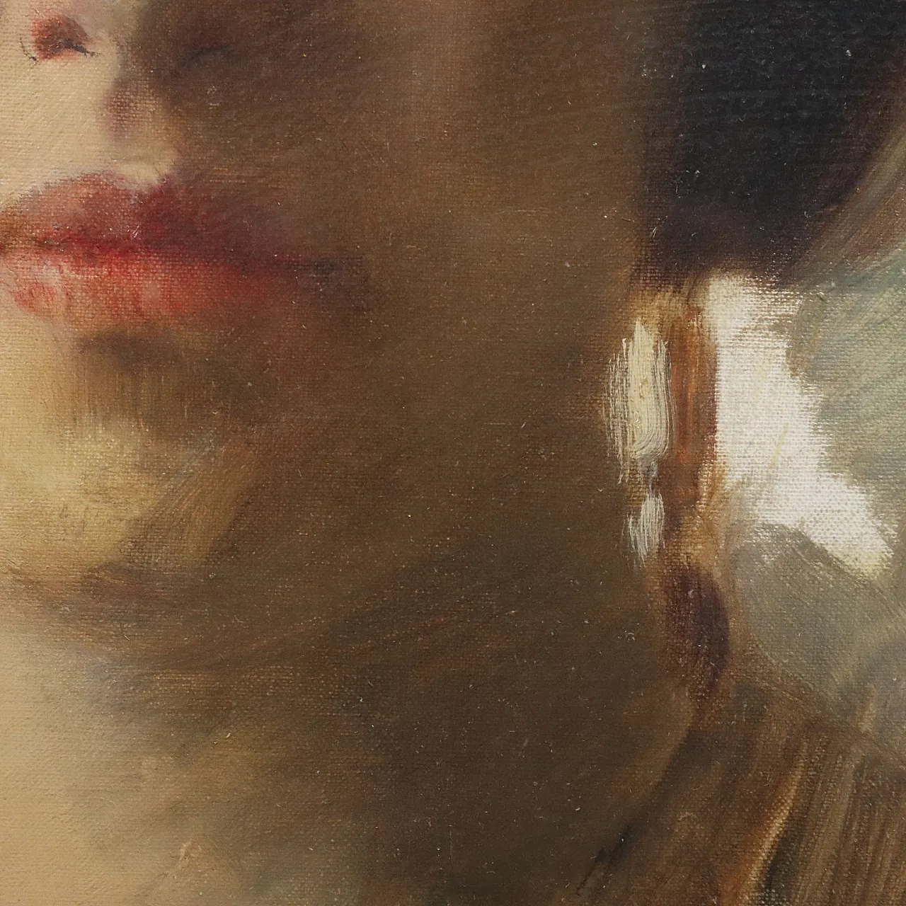 Giuseppe Palanti, oil on canvas with contemporary frame, 20th century 5