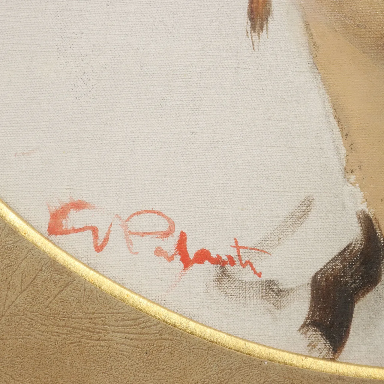 Giuseppe Palanti, oil on canvas with contemporary frame, 20th century 7