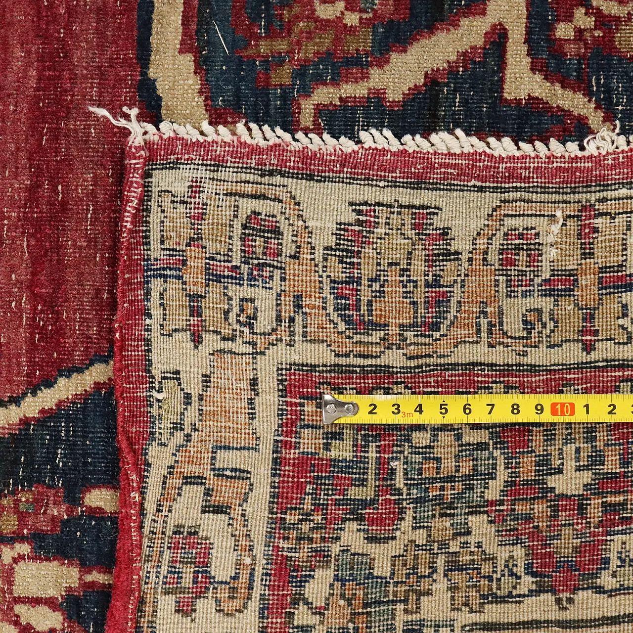 Kerman Laver cotton and wool rug, extrafine knot, 20th century 9