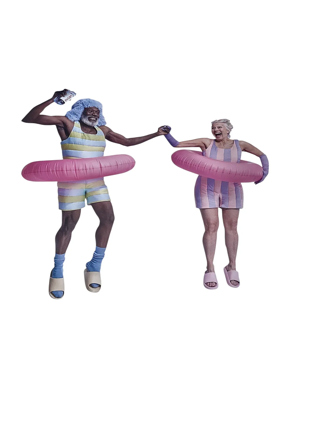 Poster pubblicitario Evian Welcome to the Mountain of Youth, anni 2000 2