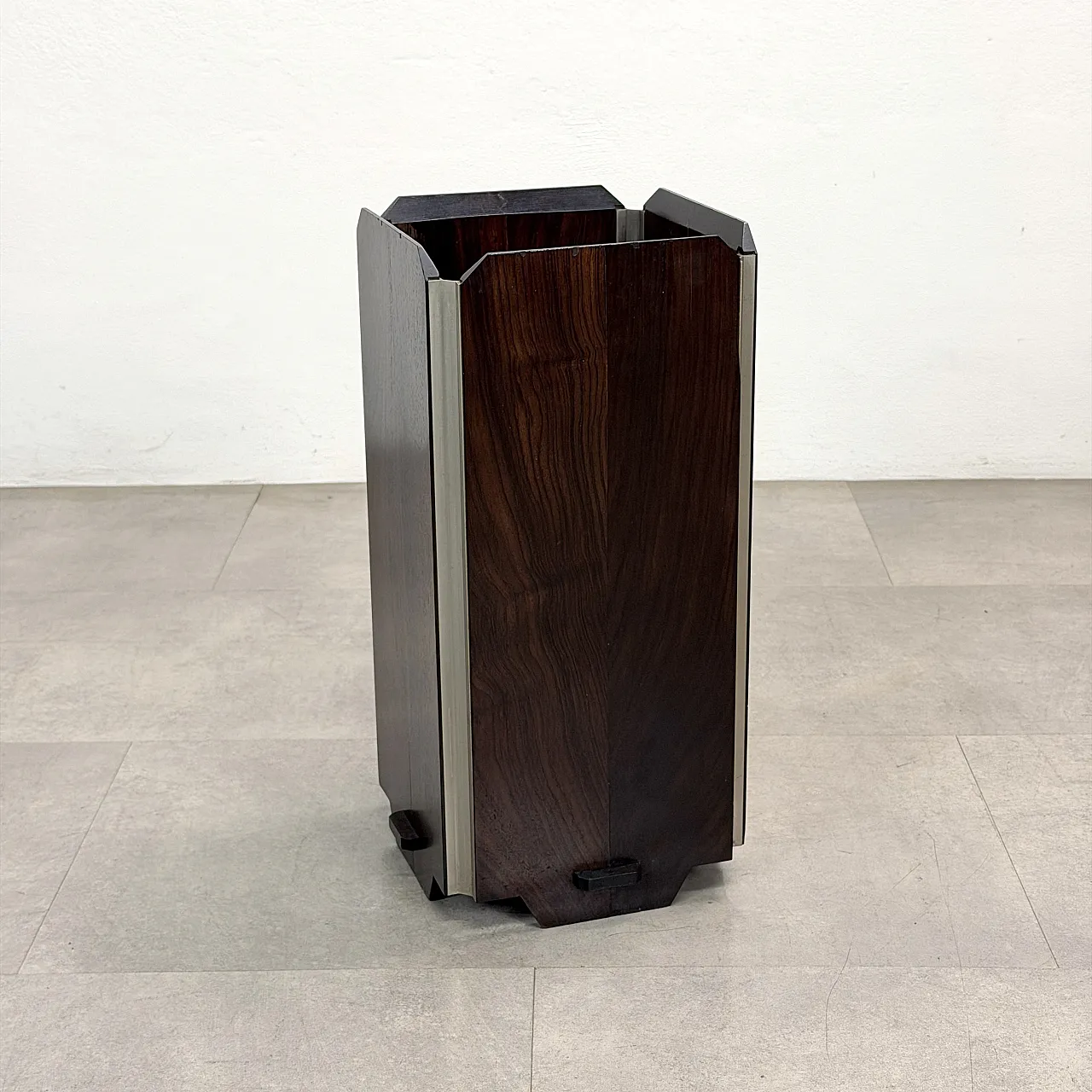 Wooden umbrella stand by Ico Parisi for Stildomus Selezione, 1960 3