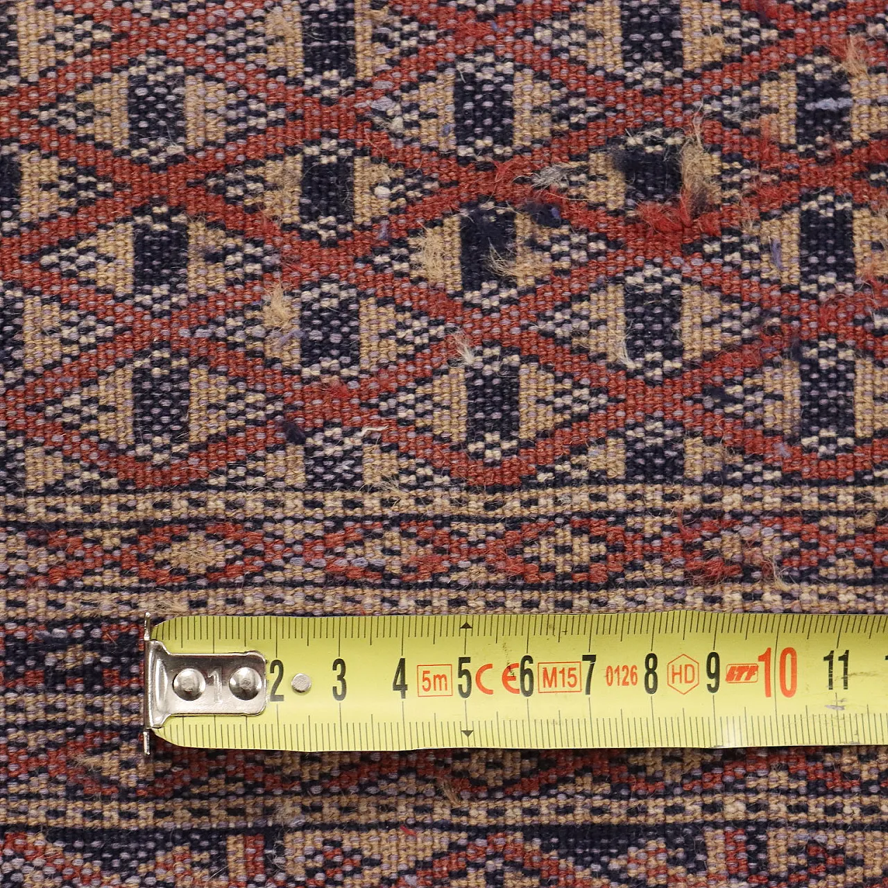 Tappeto Bukhara a nodo fine in cotone e lana 10