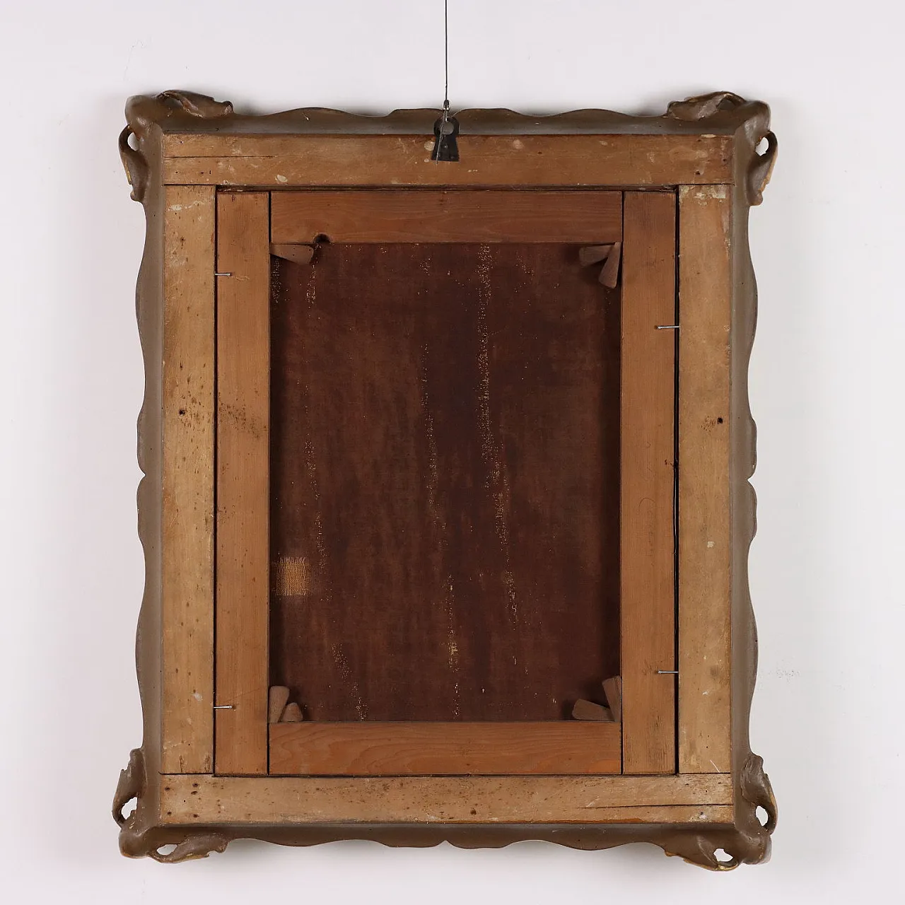 Painting Male Portrait, oil on canvas, 19th century 9