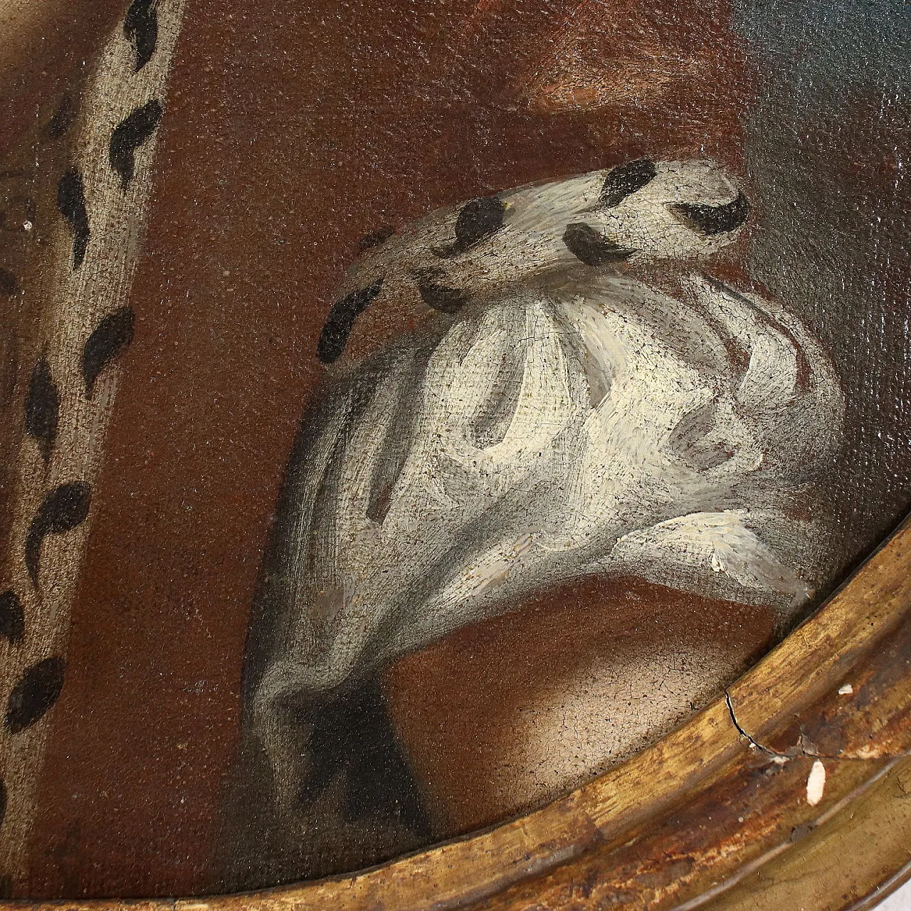 Ritratto di Donna con Manicotto, olio su tela, '700 8