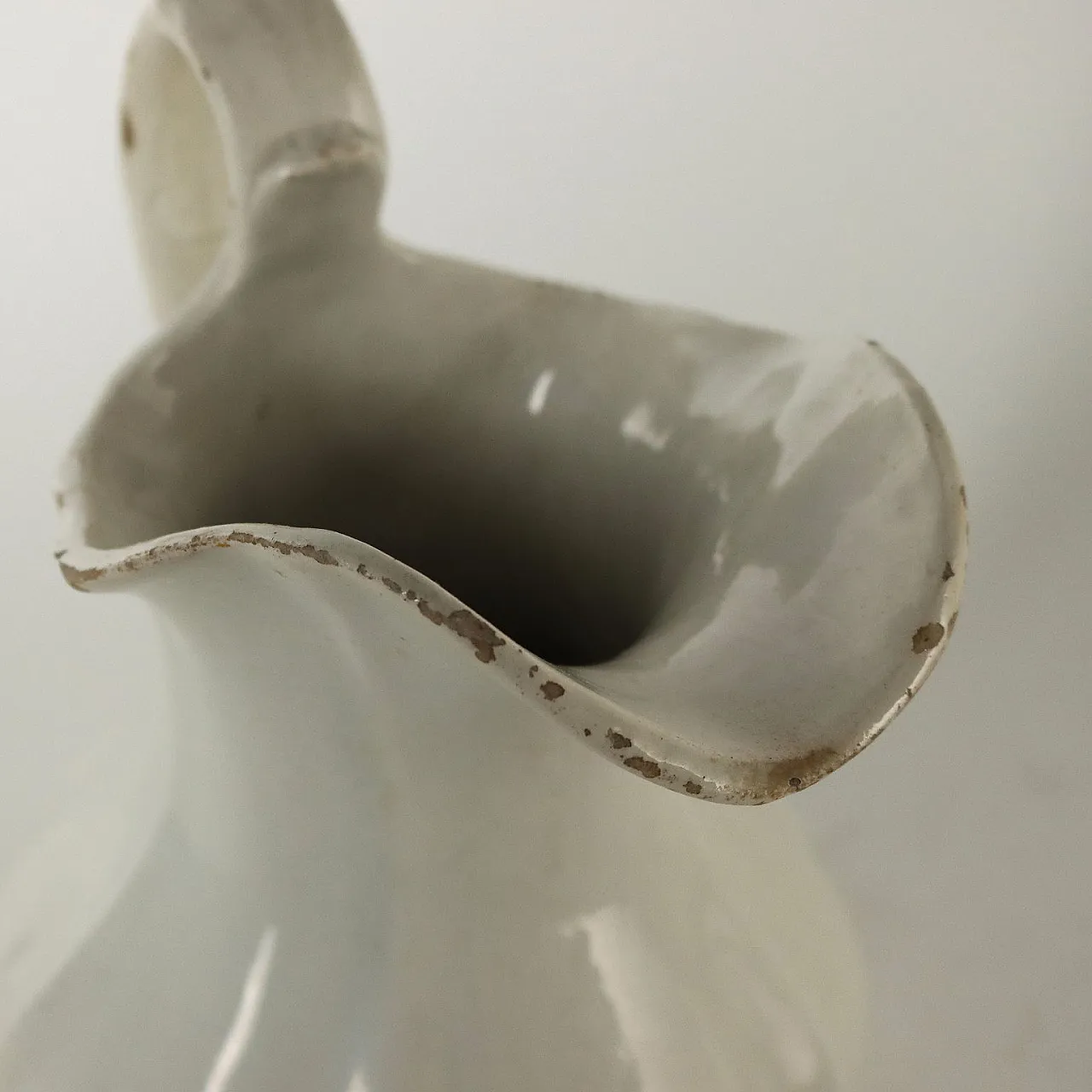 Brocca con catino in terraglia di Società Ceramiche Richard, prima metà '800 6