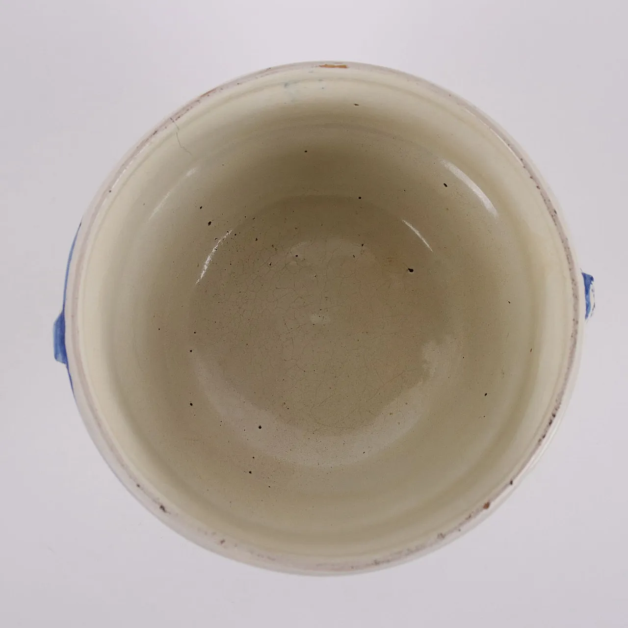 Zuppiera in maiolica decorata con fiori policromi di Castelli, '800 8