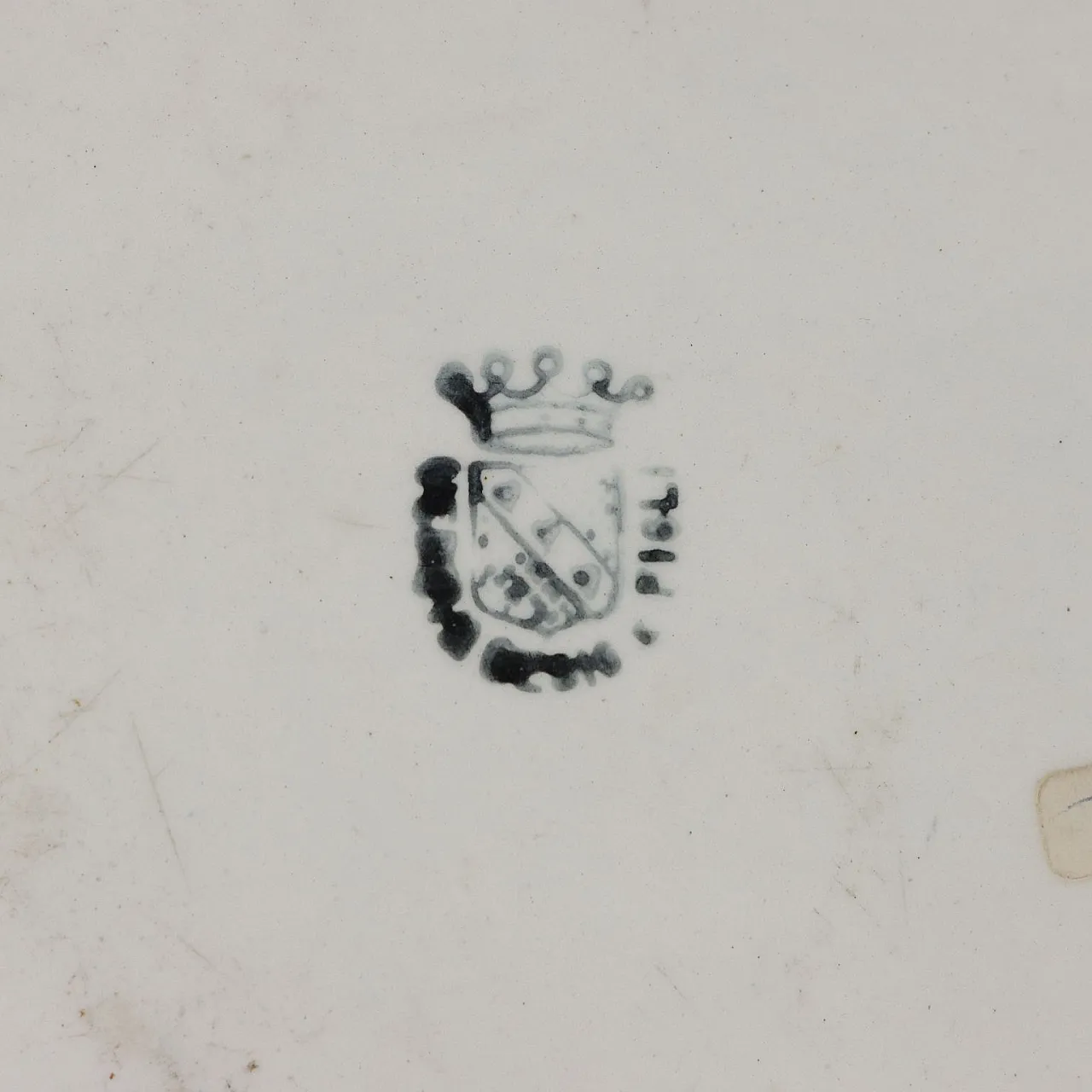 Piatto in ceramica di Mondovì Manifattura Vedova Besio & Figli, '800 7