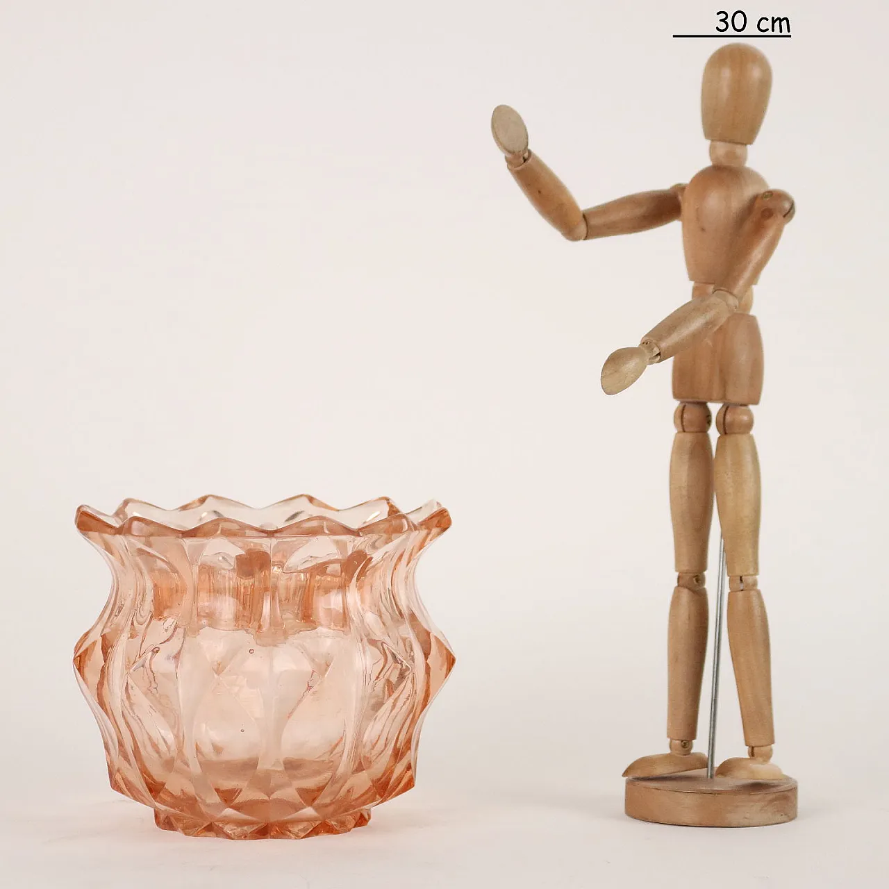 Ciotola per fiori in vetro, anni '20 2