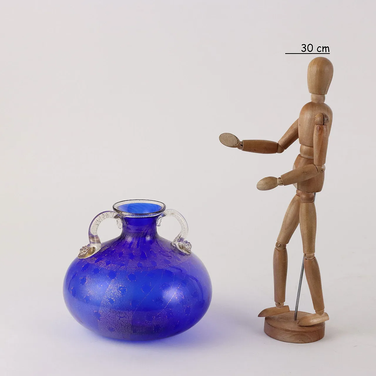 Vase in glass La Murrina, 1990s 2