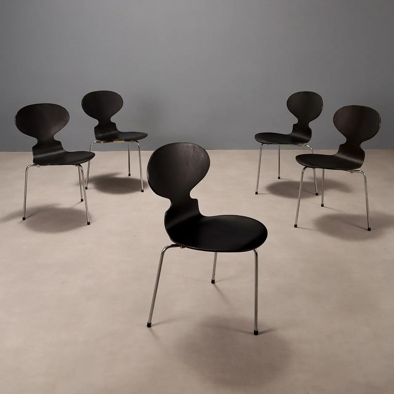 5 Chairs by Fritz Hansen Ant for Arne Jacobsen, late 20th century 1