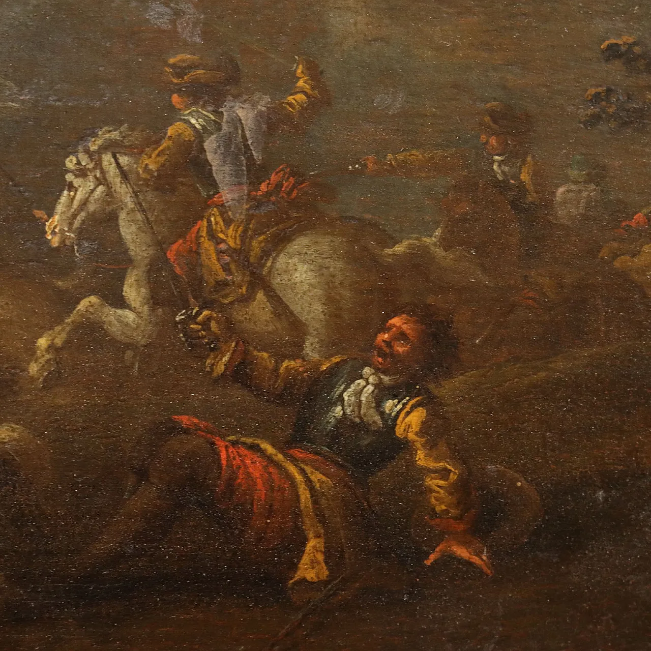 Oil on panel with frame, late 19th century 6