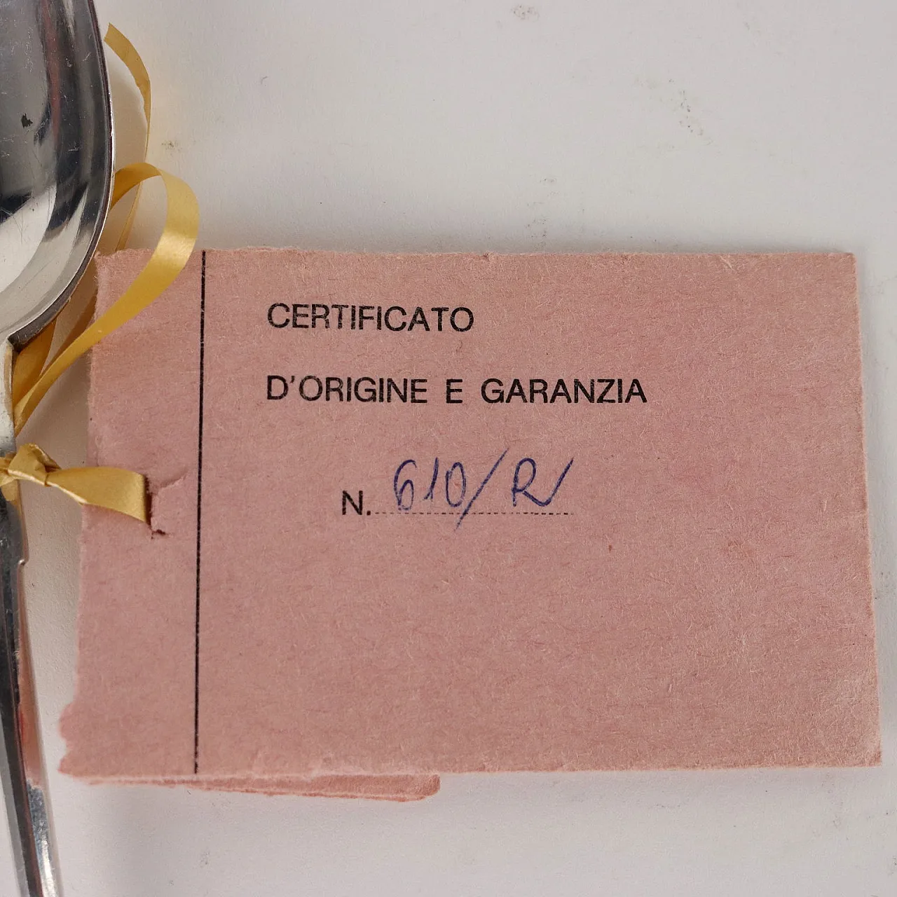 Cucchiaio in argento, '900 5