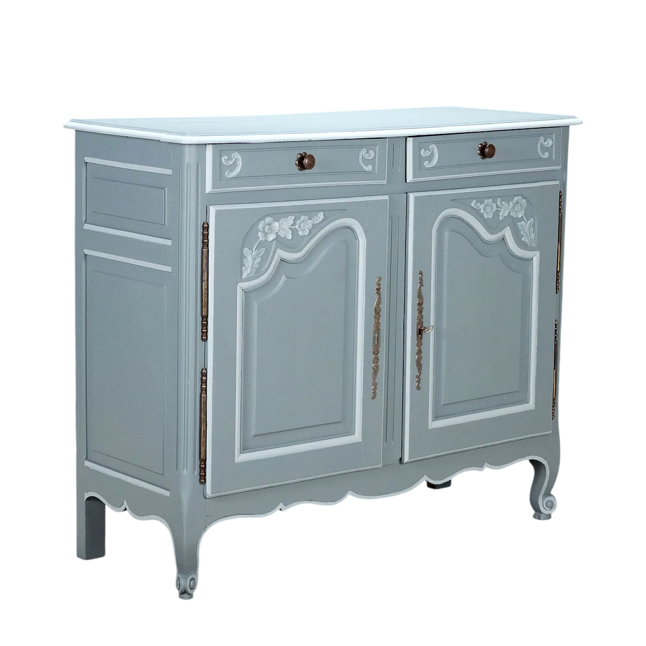 Solid cherry wood sideboard, 20th century 11