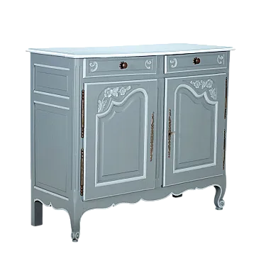 Solid cherry wood sideboard, 20th century