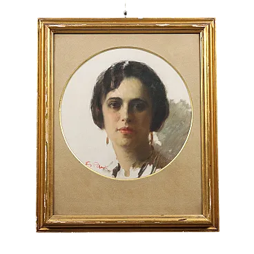 Giuseppe Palanti, oil on canvas with contemporary frame, 20th century