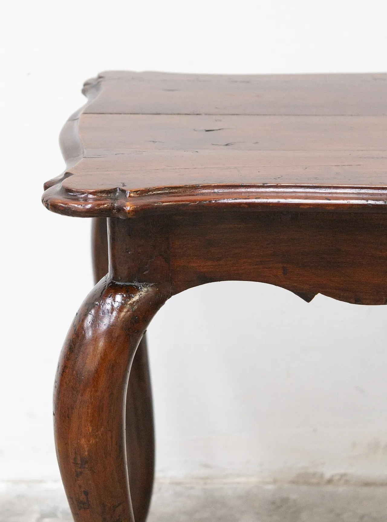 Tavolino da salotto in legno di noce, fine '800 3