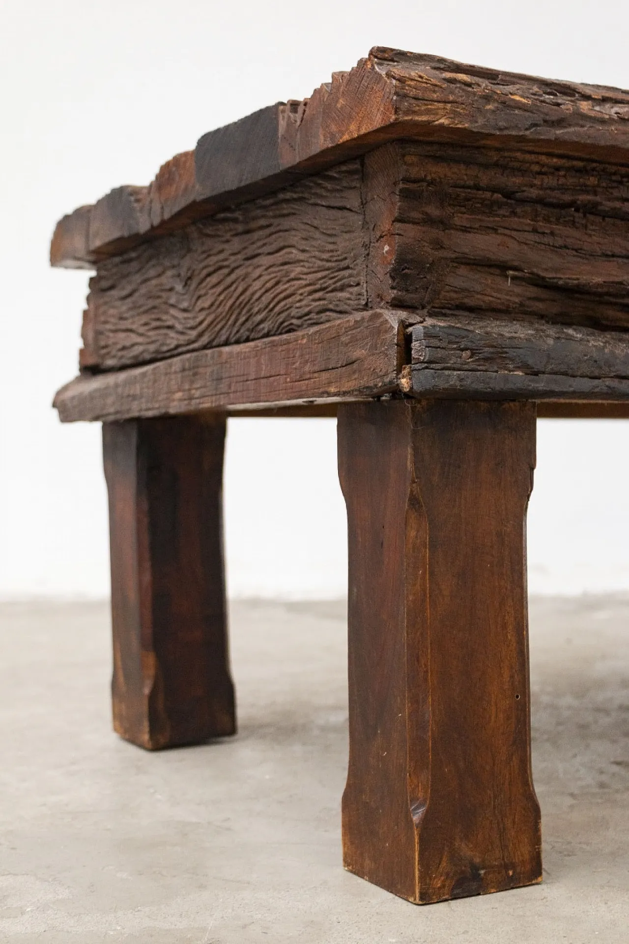 Tavolino basso da salotto in legno, '900 3