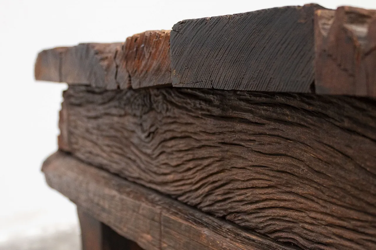 Tavolino basso da salotto in legno, '900 4