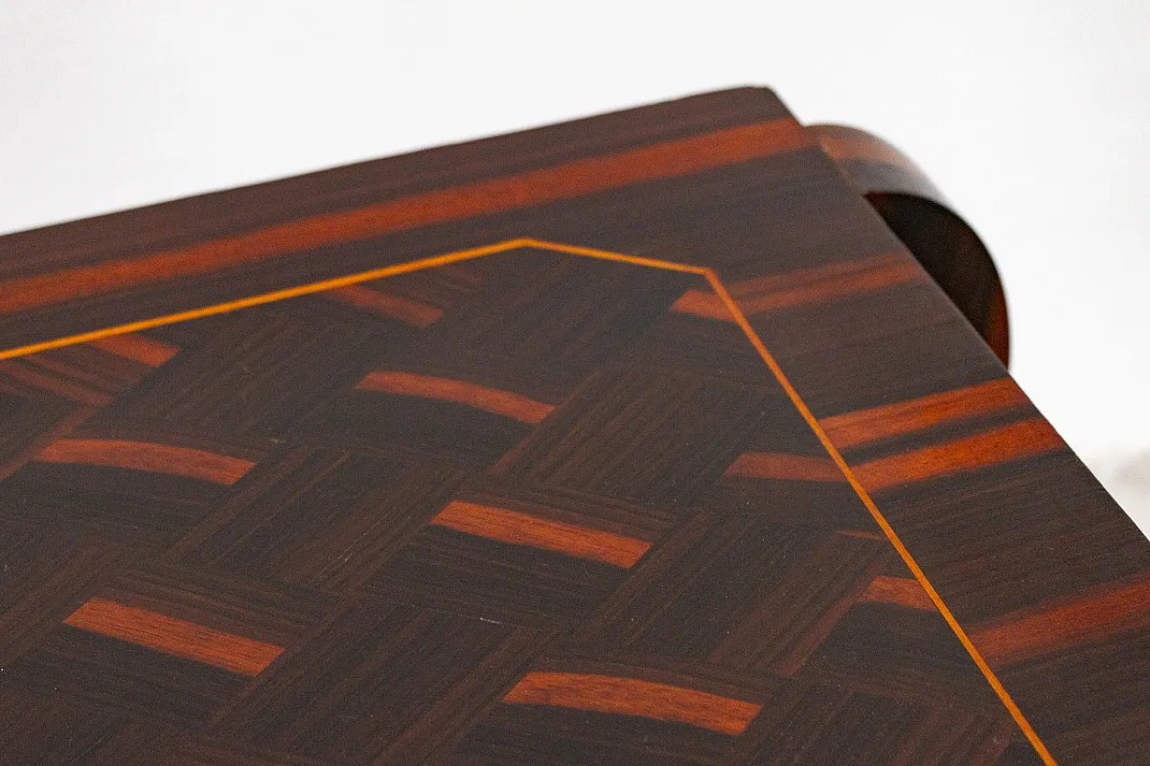 Tavolino Dominique in palissandro, anni '30 6