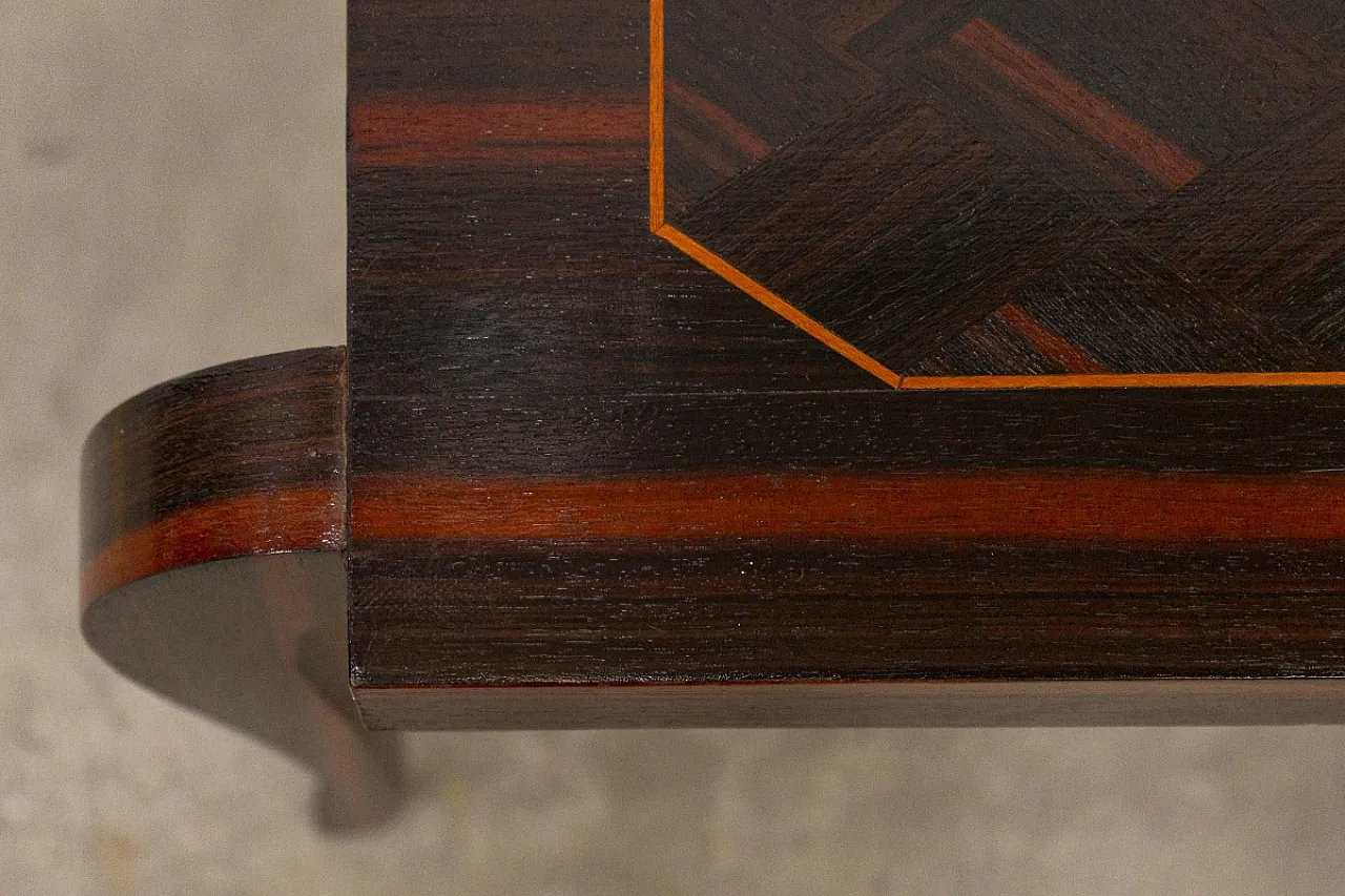 Tavolino Dominique in palissandro, anni '30 8