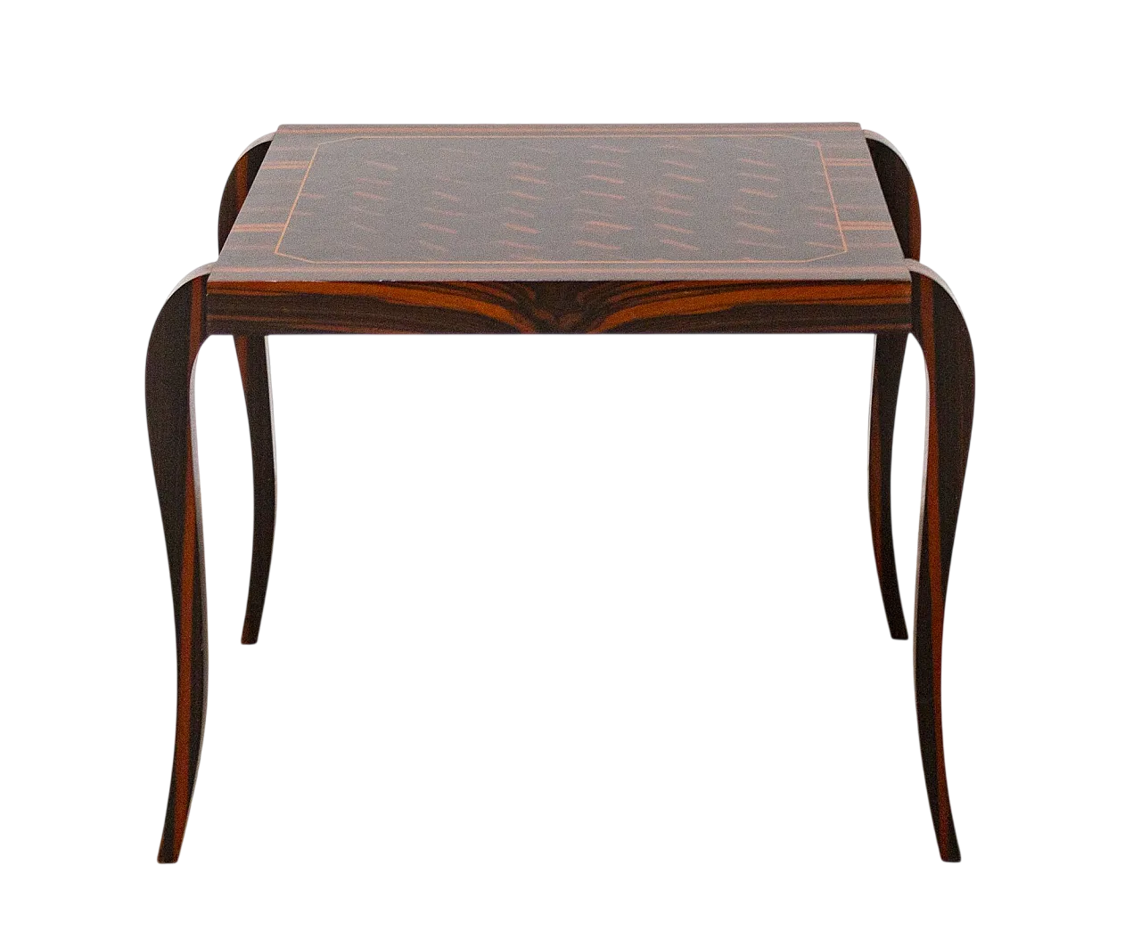 Tavolino Dominique in palissandro, anni '30 11