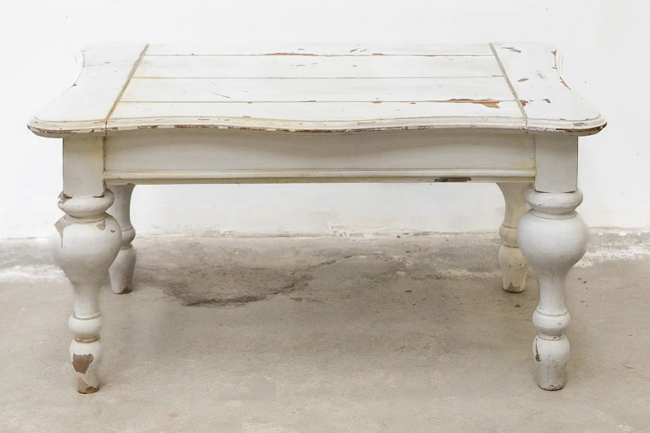 Tavolino da salotto in legno massello di teak, '900 1