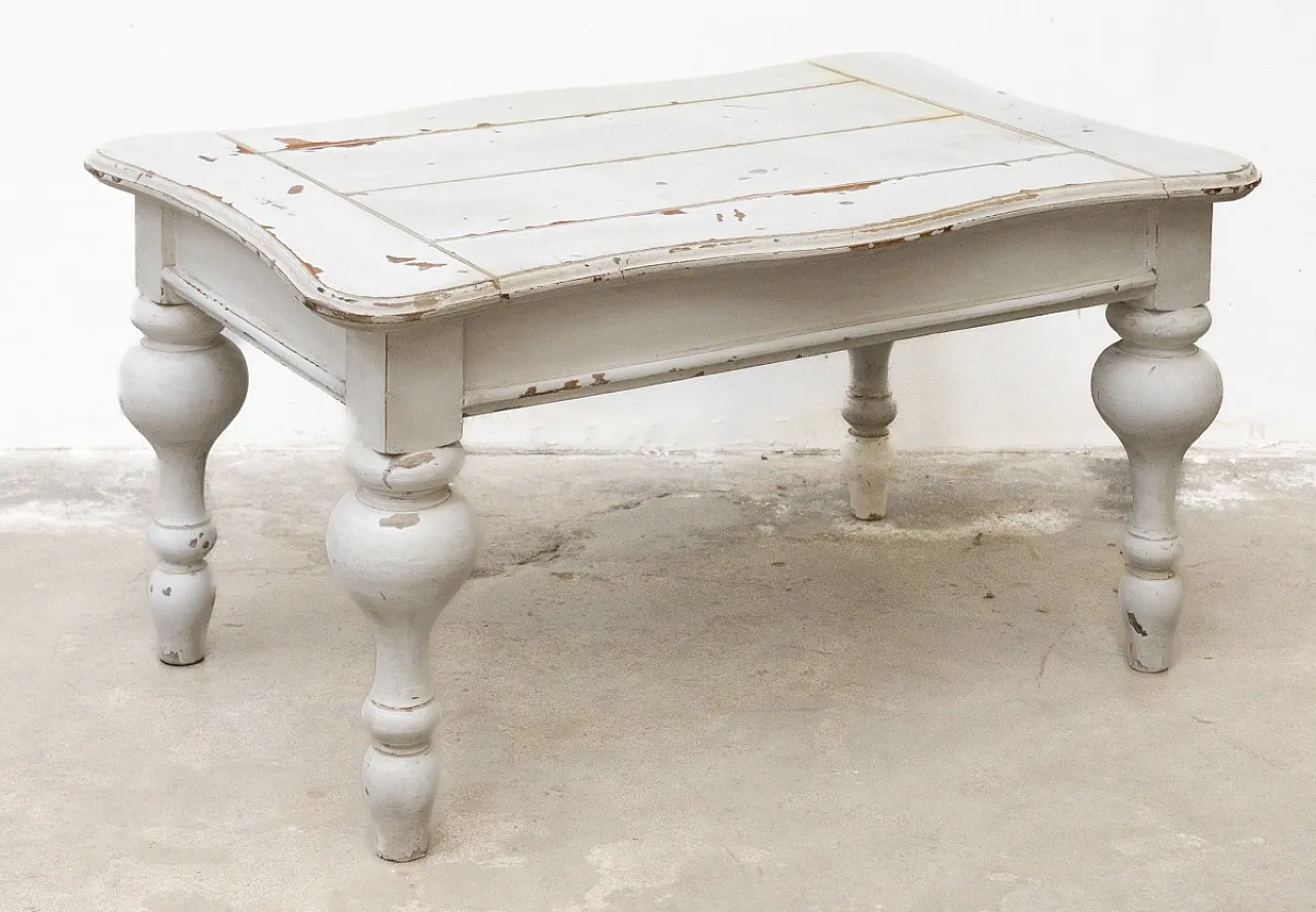 Tavolino da salotto in legno massello di teak, '900 2