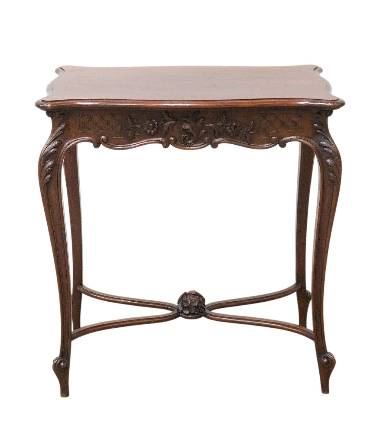 Louis XV style walnut coffee table, 19th century 13
