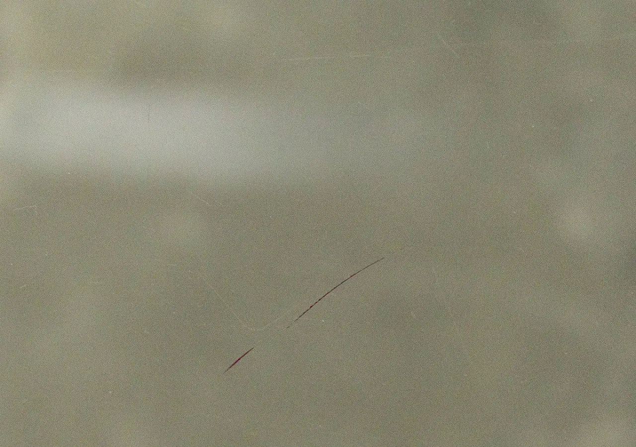 Hardened glass table with leather-covered metal legs, 20th century 9