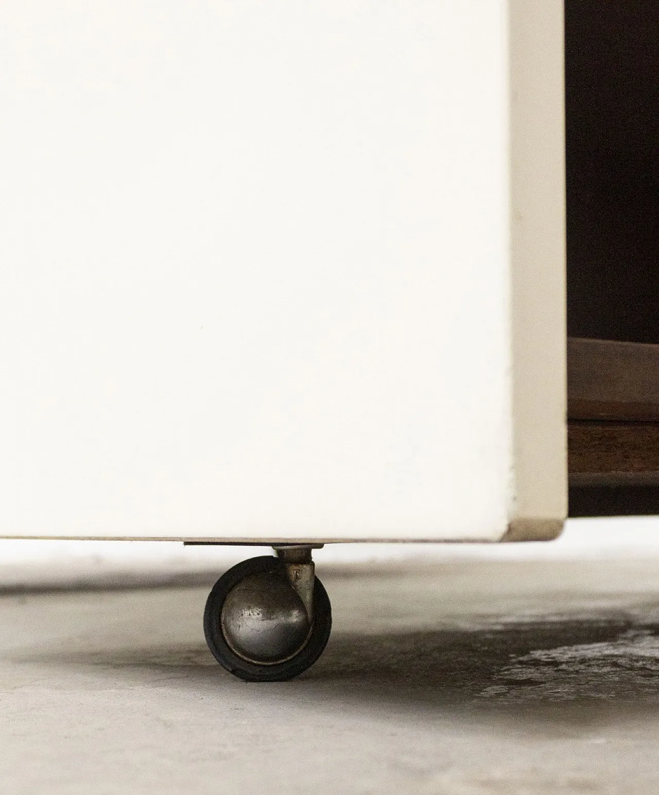 Smoked wood and glass coffee bar, 1970s 14