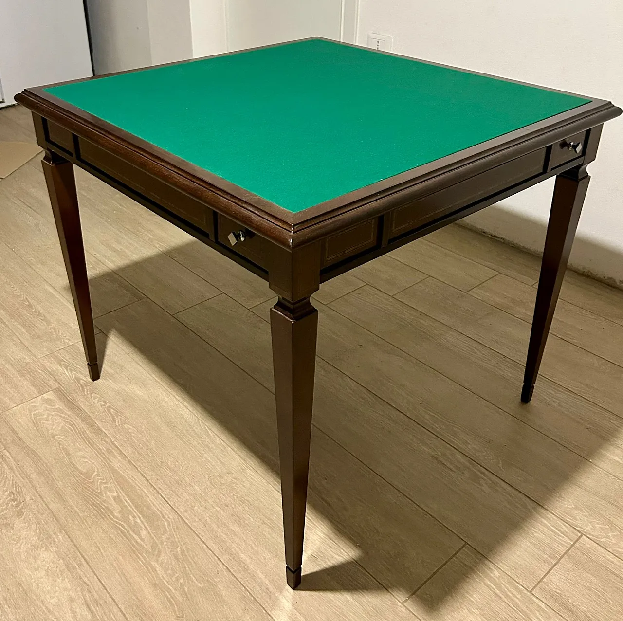Game table with folding top by Annibale Colombo, 20th century 1