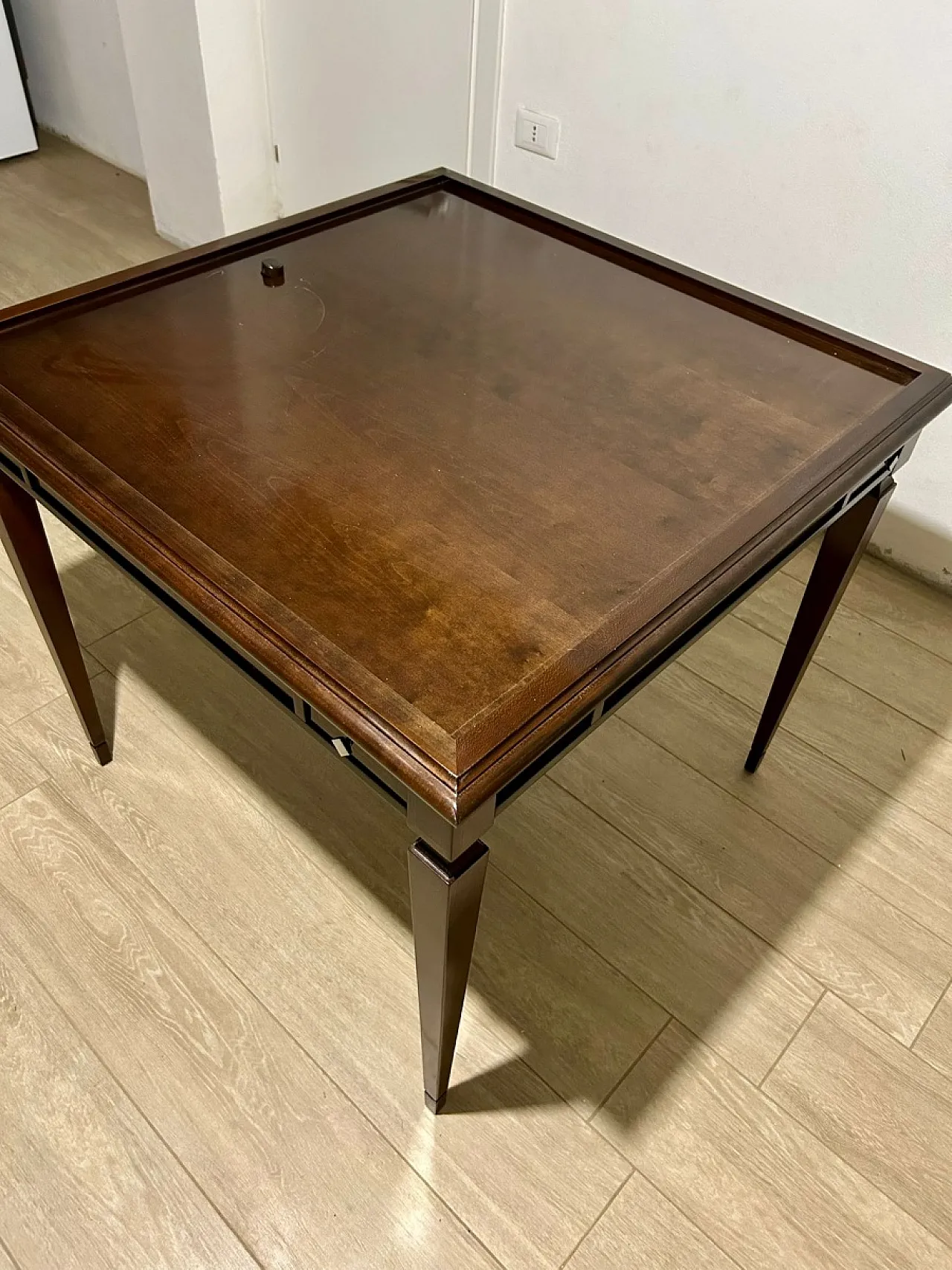 Game table with folding top by Annibale Colombo, 20th century 7